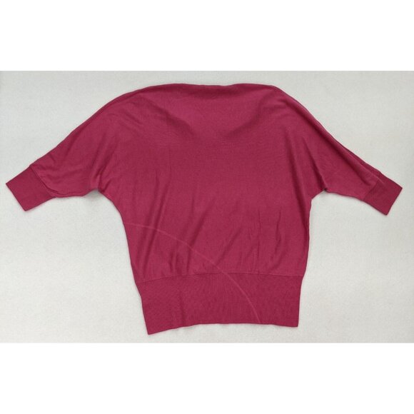 Spring & Mercer Women's Sweater Size L Pink Dolman 3/4 Sleeve - Picture 12 of 13